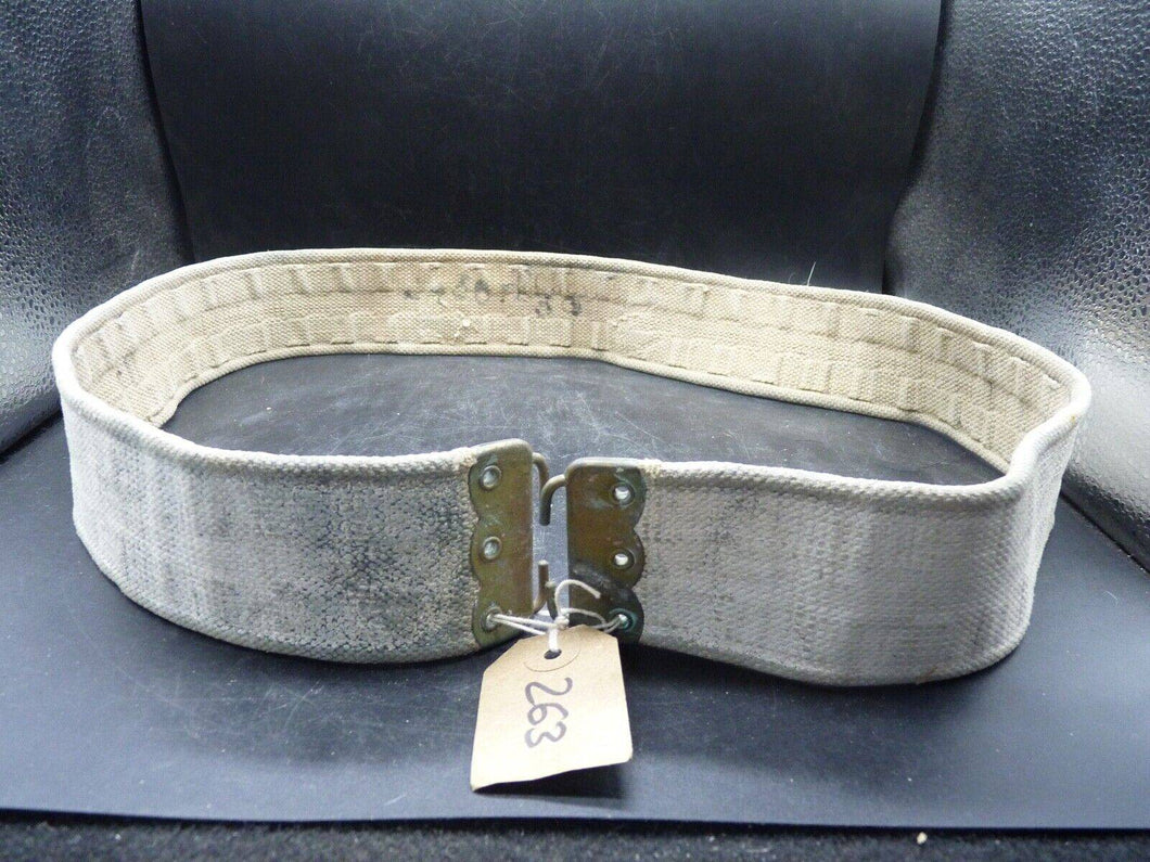 Original British Army / RAF Webbing Belt - WW2 37 Pattern - 40 Inch Waist Max