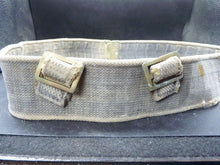 Load image into Gallery viewer, Original British Army / RAF Webbing Belt - WW2 37 Pattern - 40 Inch Waist Max - The Militaria Shop
