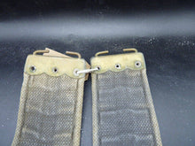 Load image into Gallery viewer, Original British Army / RAF Webbing Belt - WW2 37 Pattern - 40 Inch Waist Max - The Militaria Shop
