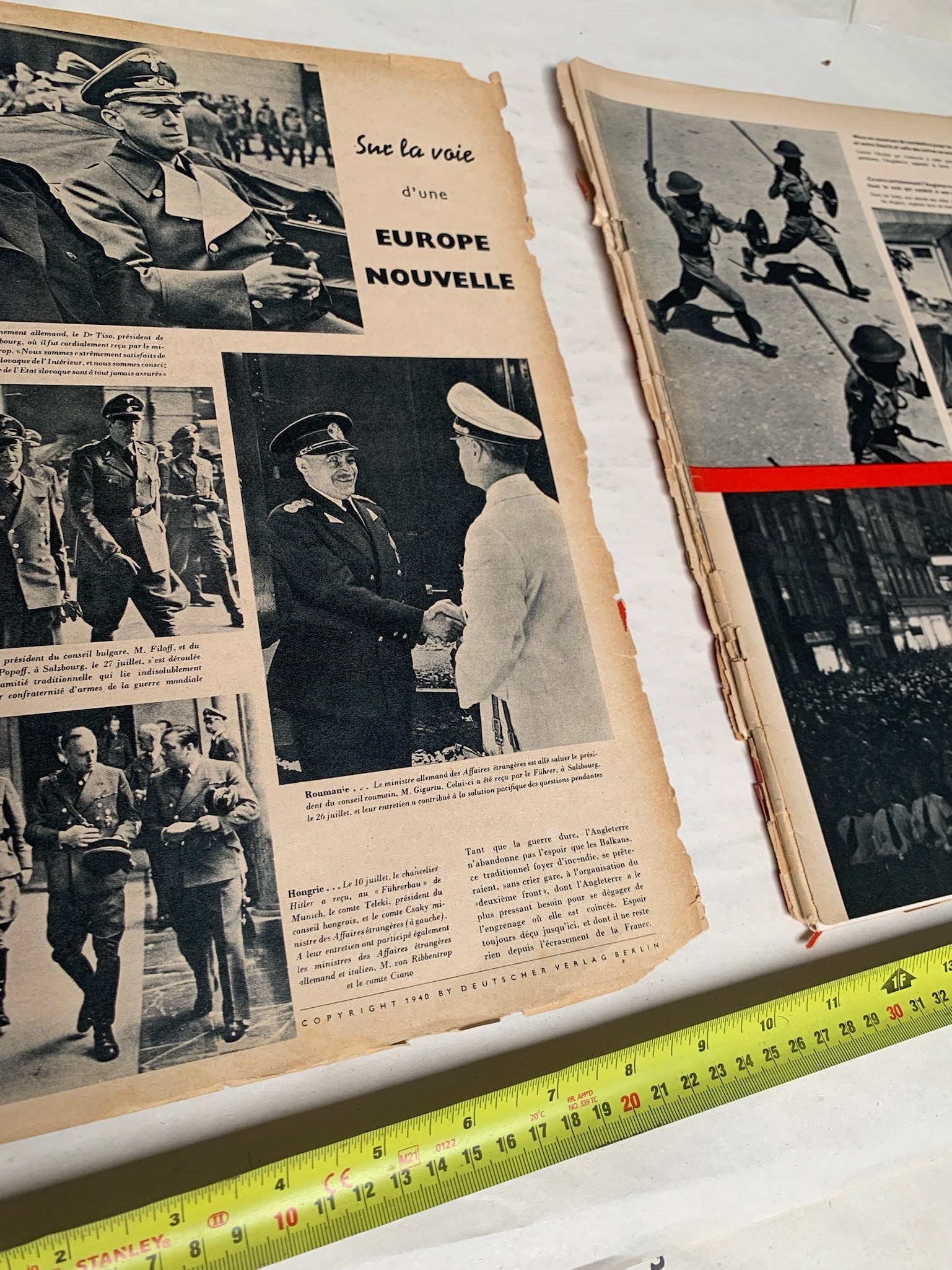 Original French Language WW2 German Signal Magazine - August 1940 - The Militaria Shop