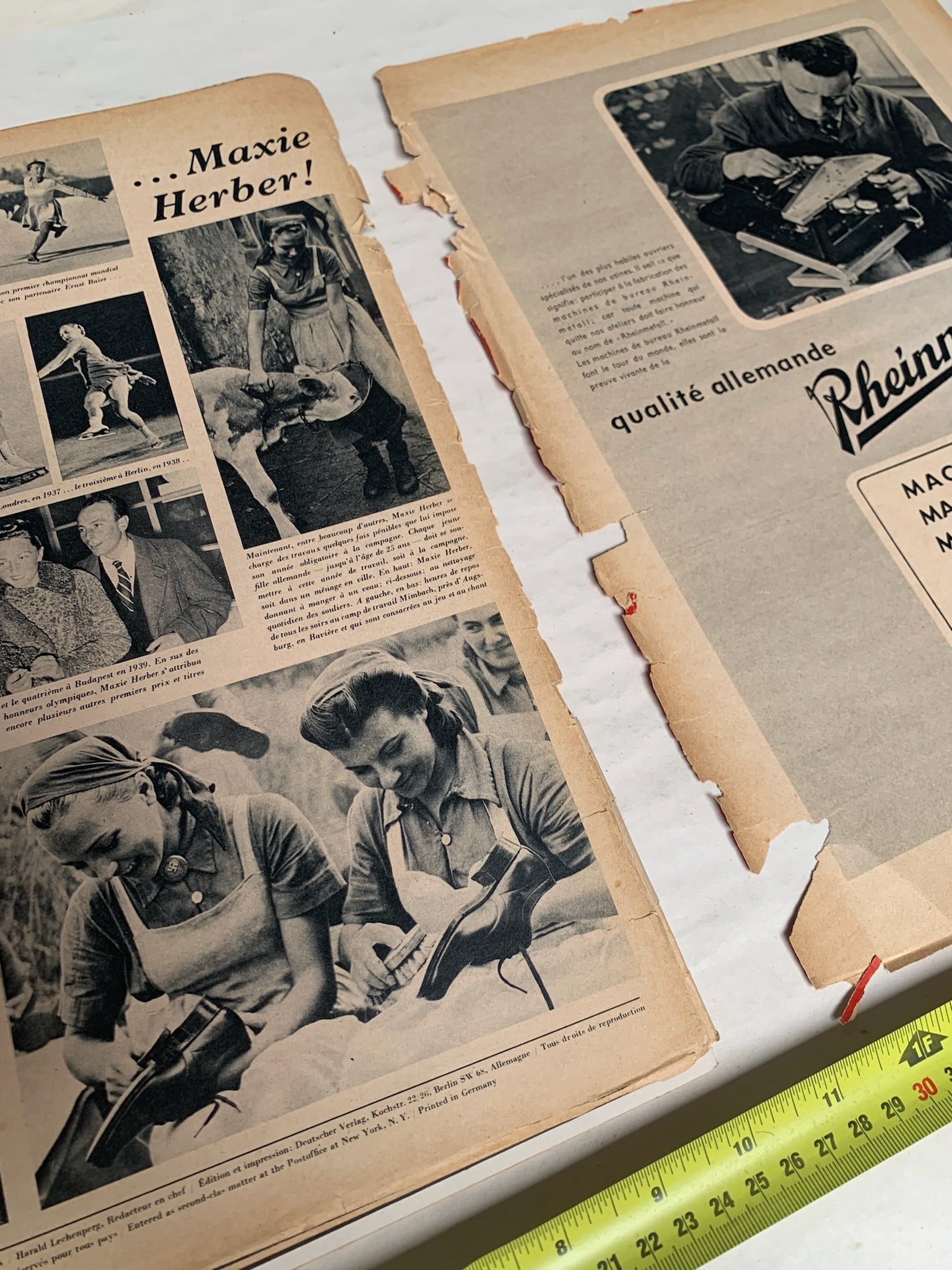 Original French Language WW2 German Signal Magazine - August 1940 - The Militaria Shop