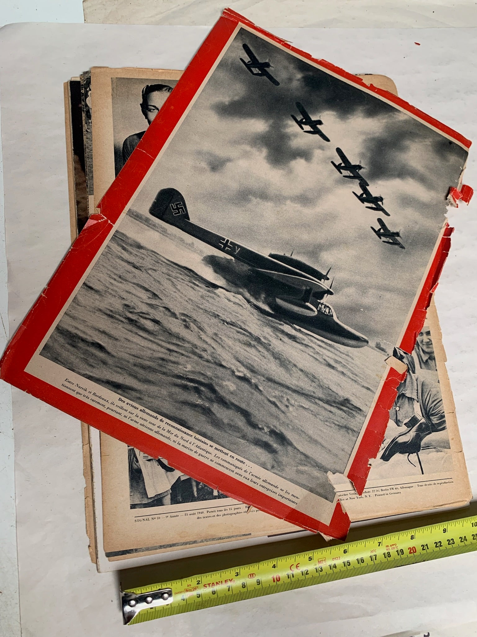 Original French Language WW2 German Signal Magazine - August 1940 - The Militaria Shop
