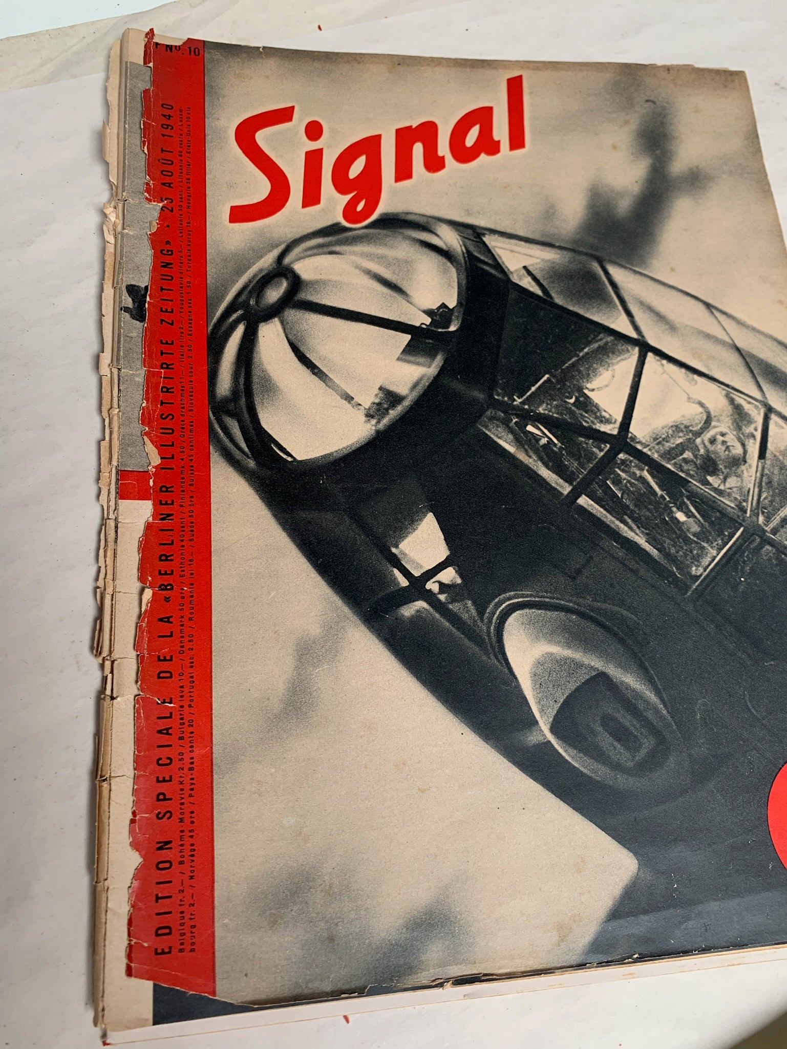 Original French Language WW2 German Signal Magazine - August 1940 - The Militaria Shop