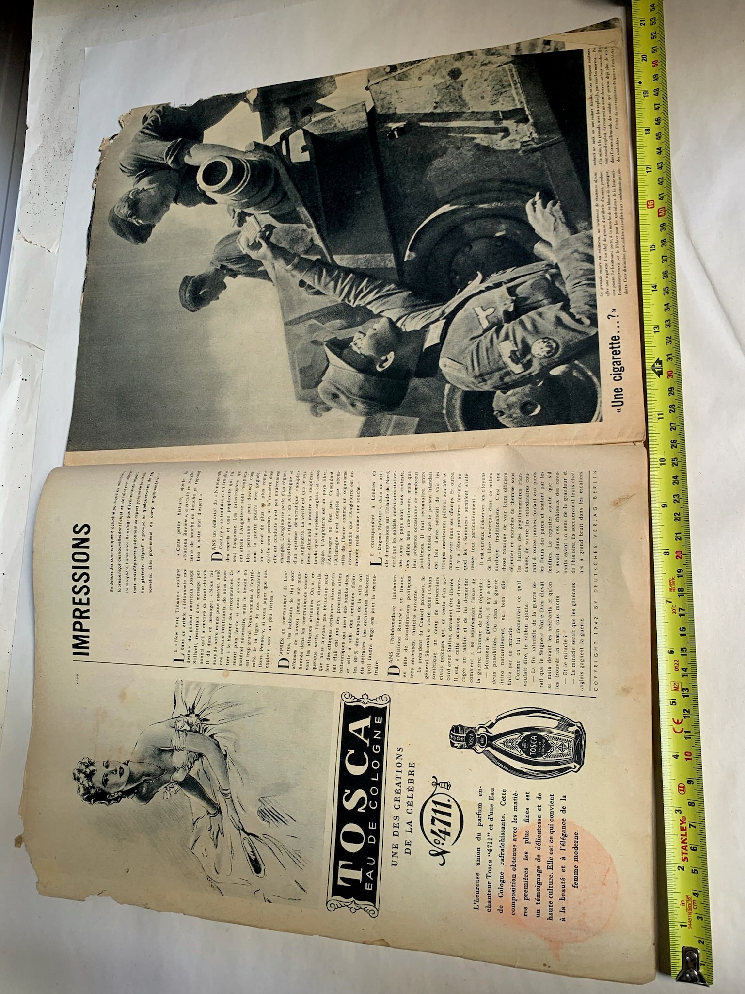 Original French Language WW2 German Signal Magazine - December 1942 - The Militaria Shop