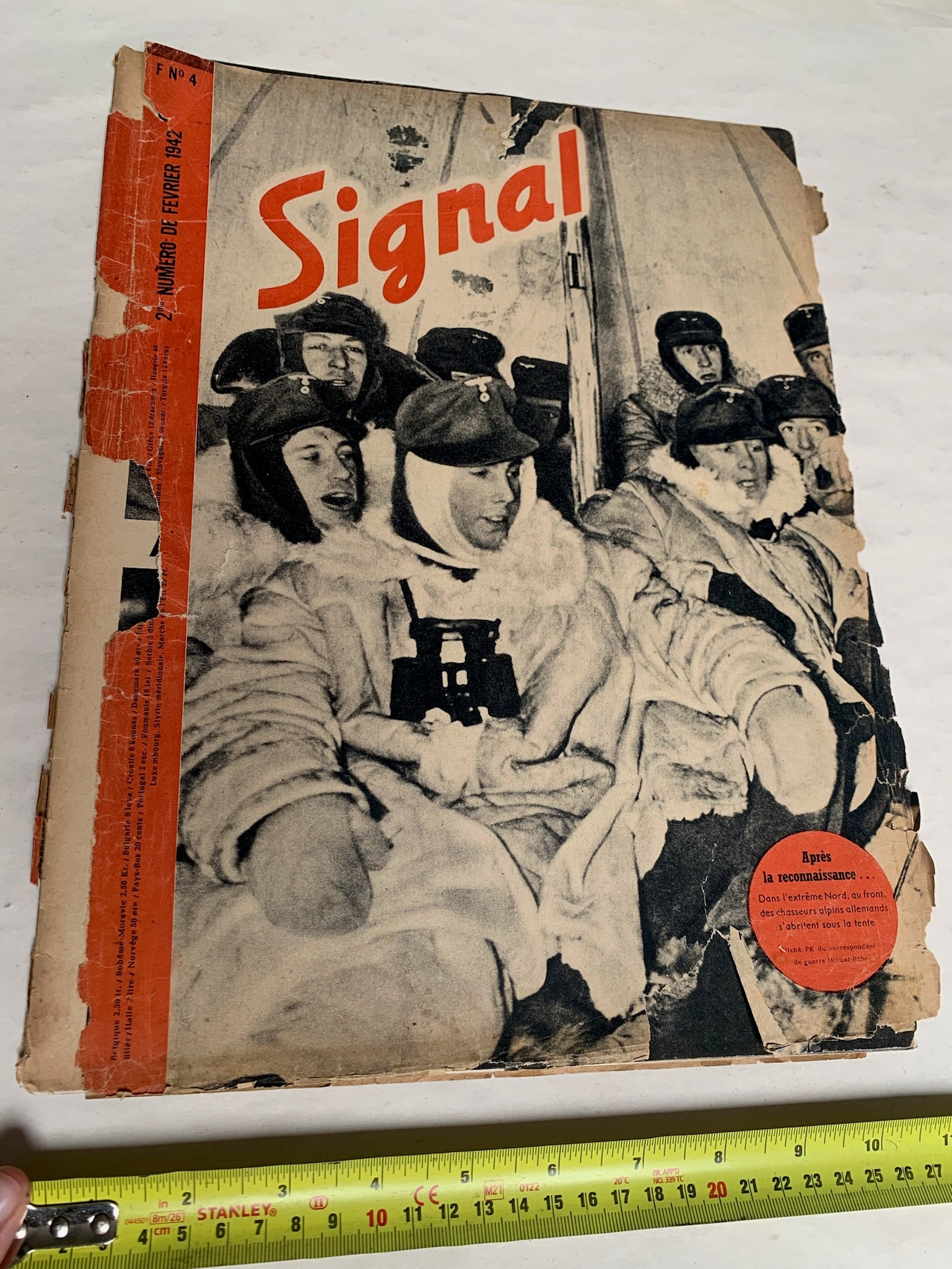 Original French Language WW2 German Signal Magazine - February 1942 - The Militaria Shop