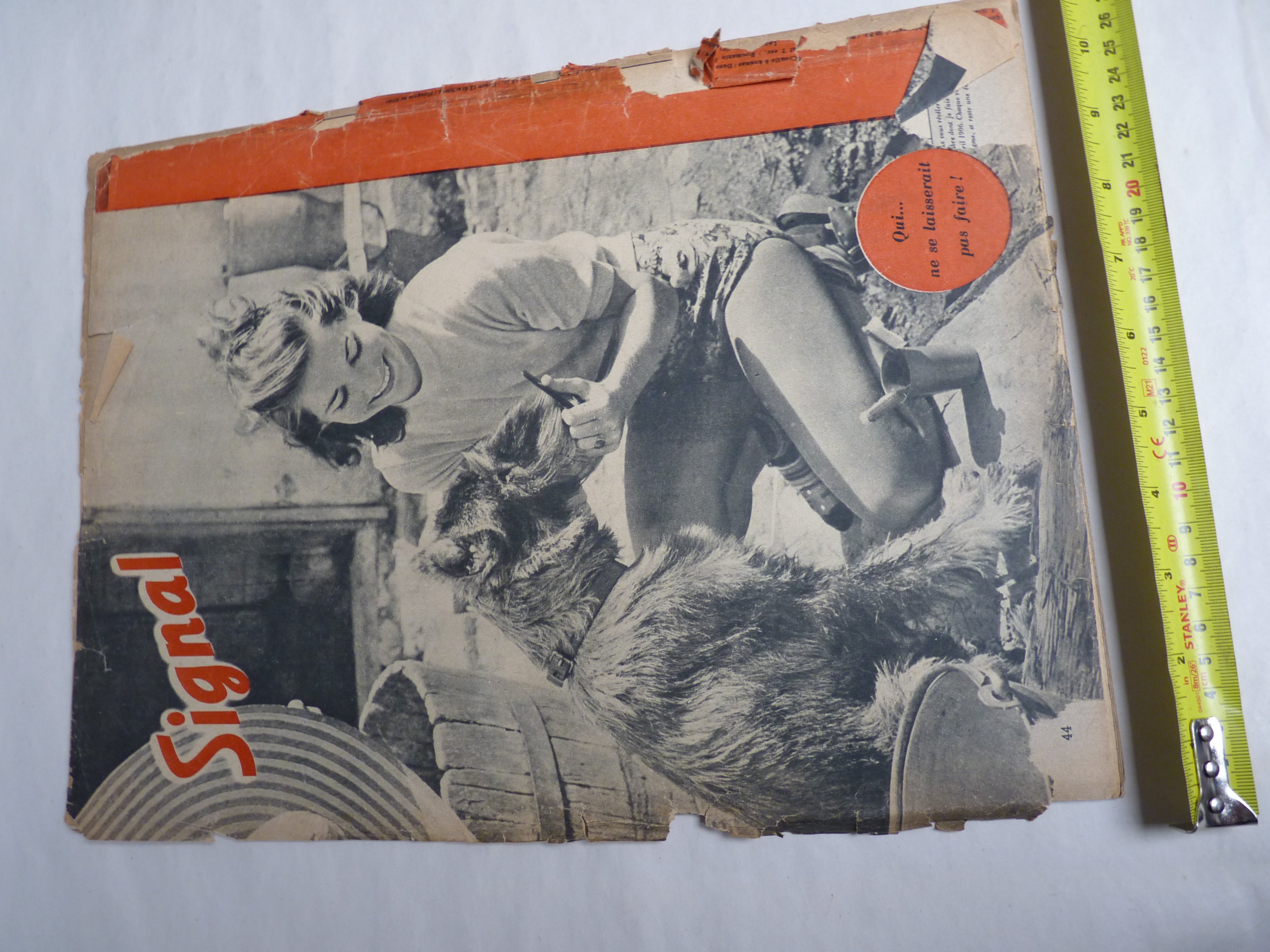 Original French Language WW2 German Signal Magazine - June - The Militaria Shop