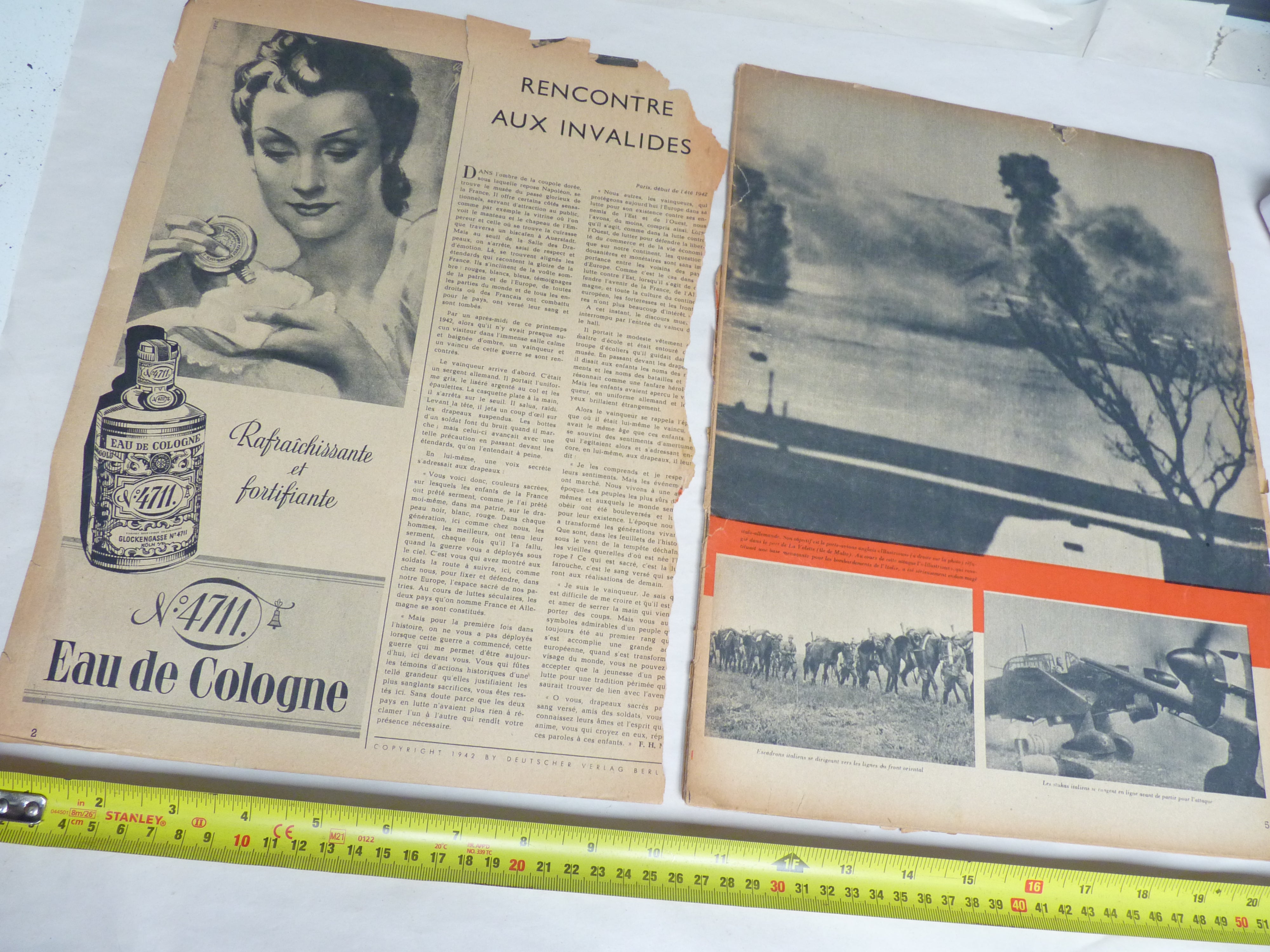 Original French Language WW2 German Signal Magazine - June - The Militaria Shop