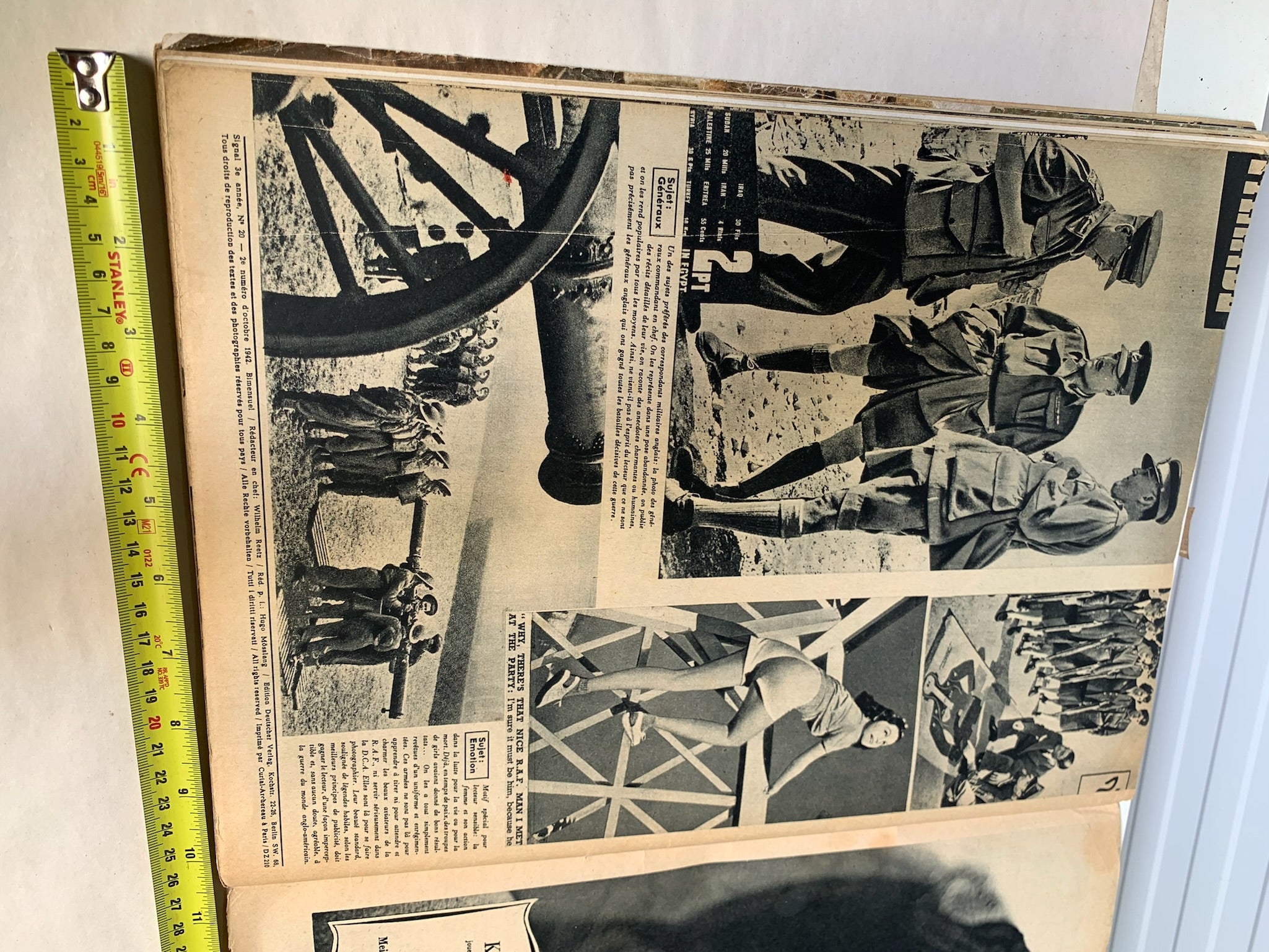 Original French Language WW2 German Signal Magazine - October 1942 - The Militaria Shop