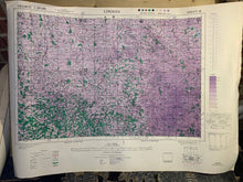 Load image into Gallery viewer, Original Unissued WW2 British Army 1943 Dated Map of Limoges, France - The Militaria Shop
