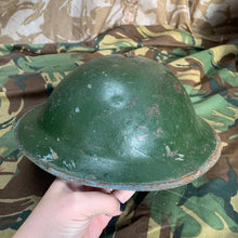 Load image into Gallery viewer, Original WW1 / WW2 British Army Mk1* Army Combat Helmet &amp; Liner
