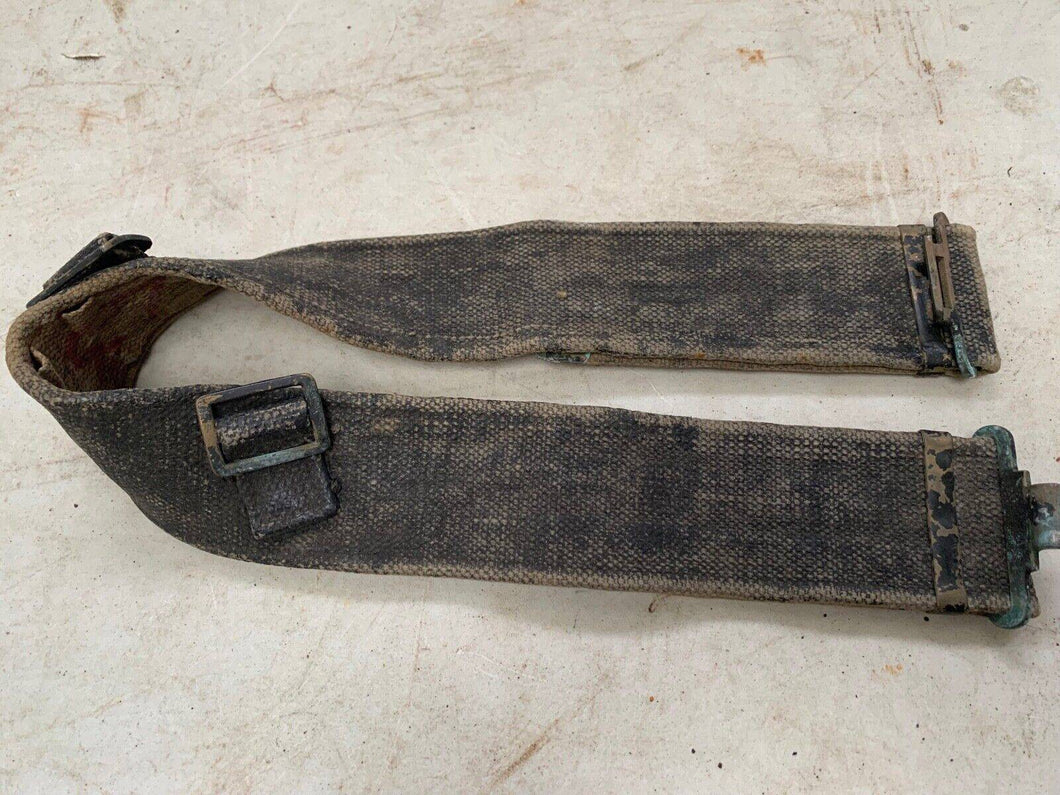 Original WW2 37 Pattern - British Airforce RAF  Webbing Belt - 40 Inch Waist - The Militaria Shop