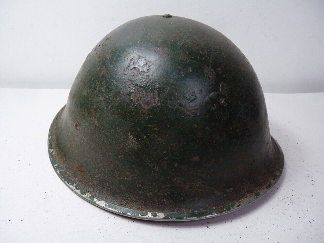 Original WW2 British Army Mk3 Turtle Army Fire Department Helmet & Liner - The Militaria Shop