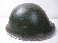 Load image into Gallery viewer, Original WW2 British Army Mk3 Turtle Army Fire Department Helmet &amp; Liner - The Militaria Shop
