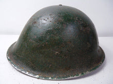 Load image into Gallery viewer, Original WW2 British Army Mk3 Turtle Army Fire Department Helmet &amp; Liner - The Militaria Shop
