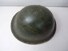 Load image into Gallery viewer, Original WW2 British Army Mk3 Turtle Army Fire Department Helmet &amp; Liner - The Militaria Shop
