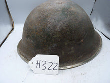 Load image into Gallery viewer, Original WW2 British / Canadian Army Mk3 High Rivet Turtle Army Combat Helmet - The Militaria Shop
