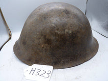 Load image into Gallery viewer, Original WW2 British / Canadian Army Mk3 High Rivet Turtle Army Combat Helmet - The Militaria Shop
