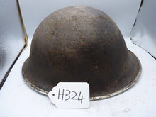 Load image into Gallery viewer, Original WW2 British / Canadian Army Mk3 High Rivet Turtle Army Combat Helmet - The Militaria Shop
