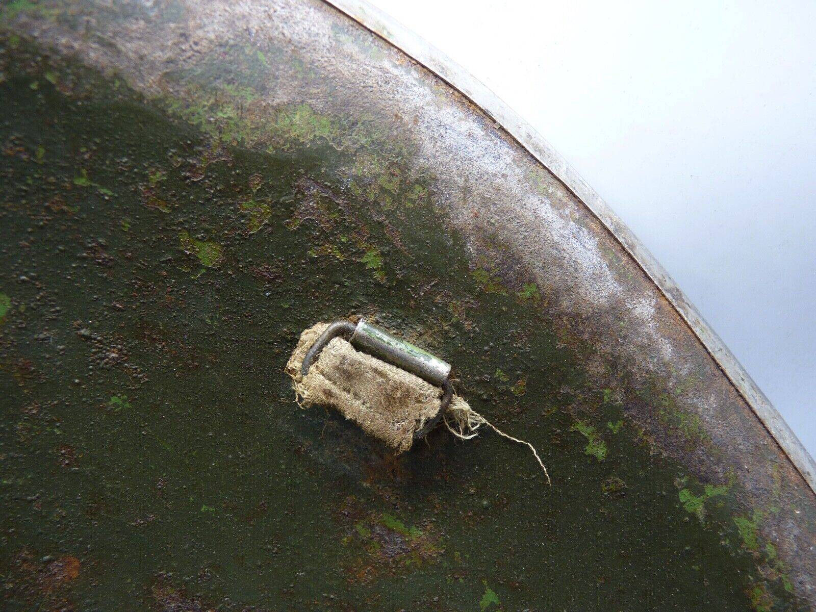 Original WW2 British / Canadian Army Mk3 High Rivet Turtle Army Combat Helmet - The Militaria Shop