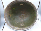 Original WW2 British / Canadian Army Mk3 High Rivet Turtle Army Combat Helmet - The Militaria Shop