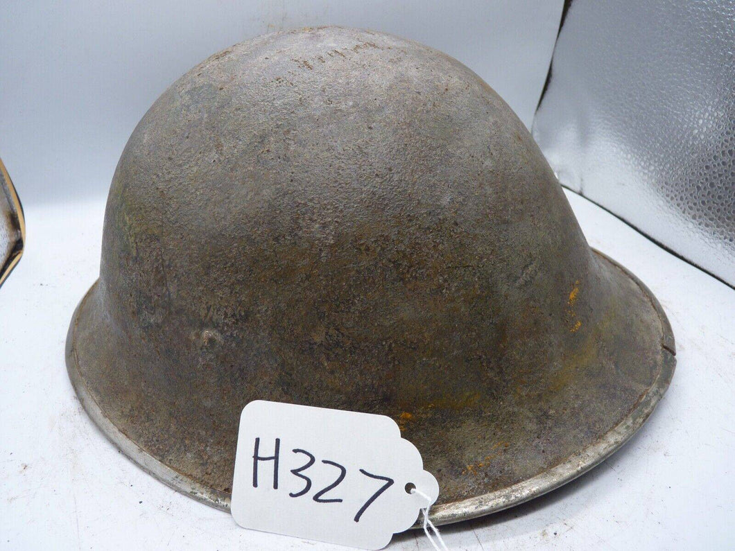 Original WW2 British / Canadian Army Mk3 High Rivet Turtle Army Combat Helmet