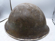 Charger l&#39;image dans la galerie, Original WW2 British / Canadian Army Mk3 High Rivet Turtle Army Combat Helmet
