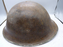 Load image into Gallery viewer, Original WW2 British / Canadian Army Mk3 High Rivet Turtle Army Combat Helmet - The Militaria Shop
