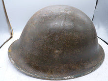 Load image into Gallery viewer, Original WW2 British / Canadian Army Mk3 High Rivet Turtle Army Combat Helmet - The Militaria Shop
