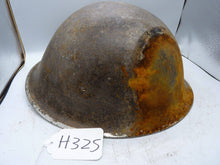 Load image into Gallery viewer, Original WW2 British / Canadian Army Mk3 High Rivet Turtle Army Combat Helmet - The Militaria Shop
