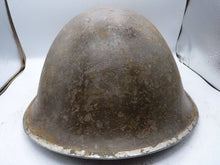 Load image into Gallery viewer, Original WW2 British / Canadian Army Mk3 High Rivet Turtle Army Combat Helmet - The Militaria Shop
