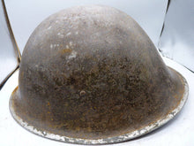 Load image into Gallery viewer, Original WW2 British / Canadian Army Mk3 High Rivet Turtle Army Combat Helmet - The Militaria Shop
