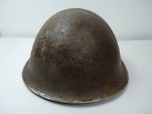 Load image into Gallery viewer, Original WW2 British / Canadian Army Mk3 High Rivet Turtle Army Combat Helmet - The Militaria Shop
