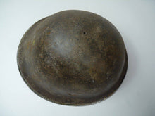 Load image into Gallery viewer, Original WW2 British / Canadian Army Mk3 High Rivet Turtle Army Combat Helmet - The Militaria Shop
