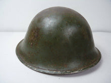 Load image into Gallery viewer, Original WW2 British / Canadian Army Mk3 High Rivet Turtle Army Combat Helmet - The Militaria Shop
