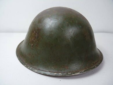 Original WW2 British / Canadian Army Mk3 High Rivet Turtle Army Combat Helmet - The Militaria Shop