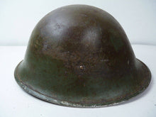 Load image into Gallery viewer, Original WW2 British / Canadian Army Mk3 High Rivet Turtle Army Combat Helmet - The Militaria Shop
