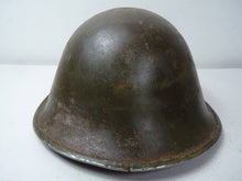 Load image into Gallery viewer, Original WW2 British / Canadian Army Mk3 High Rivet Turtle Army Combat Helmet - The Militaria Shop
