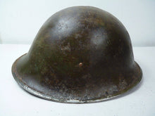 Load image into Gallery viewer, Original WW2 British / Canadian Army Mk3 High Rivet Turtle Army Combat Helmet - The Militaria Shop
