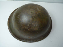 Load image into Gallery viewer, Original WW2 British / Canadian Army Mk3 High Rivet Turtle Army Combat Helmet - The Militaria Shop
