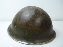 Load image into Gallery viewer, Original WW2 British / Canadian Army Mk3 High Rivet Turtle Army Combat Helmet - The Militaria Shop
