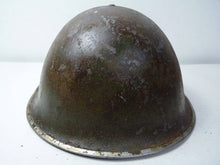 Load image into Gallery viewer, Original WW2 British / Canadian Army Mk3 High Rivet Turtle Army Combat Helmet - The Militaria Shop
