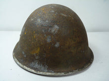 Load image into Gallery viewer, Original WW2 British / Canadian Army Mk3 High Rivet Turtle Army Combat Helmet - The Militaria Shop
