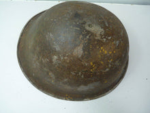 Load image into Gallery viewer, Original WW2 British / Canadian Army Mk3 High Rivet Turtle Army Combat Helmet - The Militaria Shop
