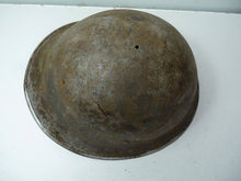 Load image into Gallery viewer, Original WW2 British / Canadian Army Mk3 High Rivet Turtle Army Combat Helmet - The Militaria Shop
