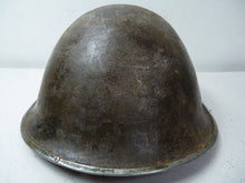 Load image into Gallery viewer, Original WW2 British / Canadian Army Mk3 High Rivet Turtle Army Combat Helmet - The Militaria Shop
