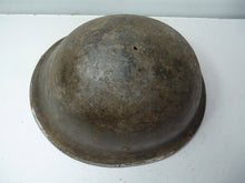 Load image into Gallery viewer, Original WW2 British / Canadian Army Mk3 High Rivet Turtle Army Combat Helmet - The Militaria Shop
