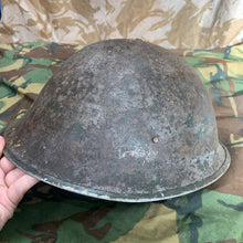 Load image into Gallery viewer, Original WW2 British / Canadian Mk3 Army Combat Turtle Helmet
