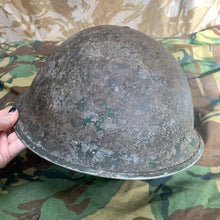 Load image into Gallery viewer, Original WW2 British / Canadian Mk3 Army Combat Turtle Helmet
