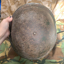 Load image into Gallery viewer, Original WW2 British / Canadian Mk3 Army Combat Turtle Helmet
