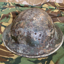 Load image into Gallery viewer, Original WW2 British Style South African Mk2 Army Combat Helmet
